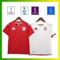 ♦ เสื้อกีฬาแขนสั้น ลายทีมชาติฟุตบอล Qatar Tunisia 2022 ชุดเหย้า สําหรับผู้ชาย