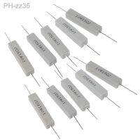 10 Pcs 10W Watt 15 Ohm 5 Wirewound Ceramic Cement Resistor