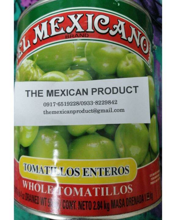 El Mexicano Tomatillos Enteros 3Kg Lazada PH