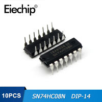 10ชิ้น SN74HC08N DIP14 SN74HC08 74HC08 DIP-14 Logic IC ใหม่ของแท้