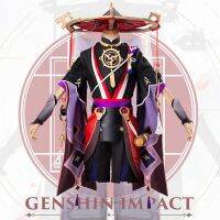 Genshin Impact Fatui Scaramucci Skirmish ชุดชุดคอสเพลย์ผู้หญิงผู้ชายผู้หญิงเสื้อผ้าทั้งชุดซานบิง