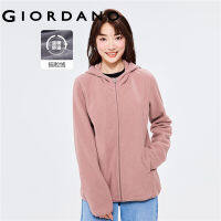 Giordanoผู้หญิง เสื้อแจ็คเก็ตเปิดหน้าอกแบบทึบขนแกะ Free Shipping 05372864