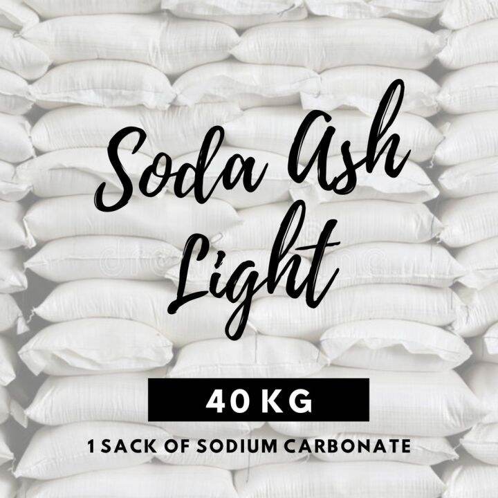 Soda Ash Light / Sodium Bicarbonate 40kg Lazada PH