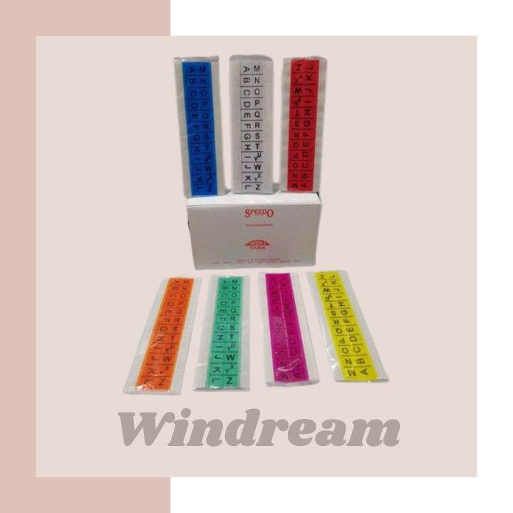 SPEEDO Index Tabs 1 Box of 5 Sets 5 Feet Lazada PH