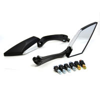 JAER 2X Motorcycle Mirror Scooter E-Bike Rearview Mirrors Back Side Mirror 8mm 10mm for Kawasaki ER6F ER6N Z750 Z1000 Z800 Z900