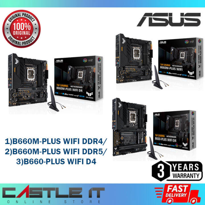 Asus B660PLUS TUF GAMING WIFI D4 / B660MPLUS TUF GAMING D5 / D4