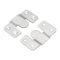 2Pcs 43x19mm/53x30mm Stainless Steel Hook Wall Hook With Screws Hanging Oil Painting Mirror Picture Frame Hanger Hardware