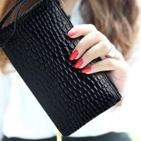Women PU Leather Wallet Purse Card Phone Holder Makeup Bag Clutch Handbag H9 Wallets