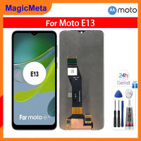 MagicMeta จอ LCD E13สำหรับ Motorola Moto ของแท้,อะไหล่หน้าจอสัมผัสตัวประกอบดิจิตอลสำหรับ Motorola Moto E13