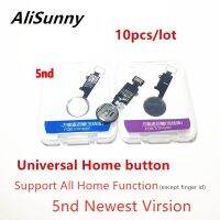 AliSunny 10pcs 5nd Universal Home Button Flex Cable สําหรับ iPhone 7 8 Plus เมนูปุ่มกดกลับโซลูชัน Fuction ทั้งหมด