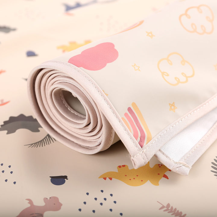 เด็กกันน้ำเปลี่ยนเสื่อเด็กเปลนุ่มผ้าอ้อมเปลี่ยน-pad-นำมาใช้ใหม่ผ้าอ้อมล้างทำความสะอาดได้ที่นอนปกสำหรับทารกแรกเกิดเล่นจ้า