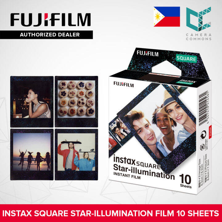 FUJIFILM INSTAX SQUARE Black Instant Film (10 Exposures) | Shams Stores