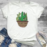 Man Fashion Free Hug Plants Cactus Print Graphic T Shirt T-Shirt Streetwear Camisas Tee Shirt Tees T-Shirts