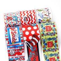 [HOT!] Cartoon Grosgrain/Satin Ribbon Cartoons Printed Ribbon For Crafts Decoration Bow 10Yards 10337