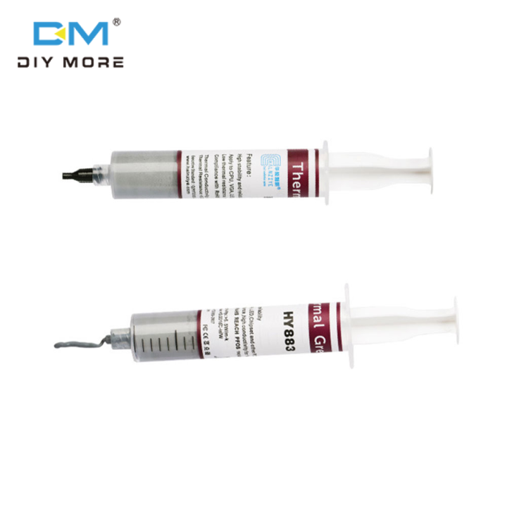 diymore HY883 Cpu Thermal Paste Gray Thermal Grease 6.5W Computer Chip
