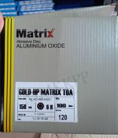 กระดาษทรายกลม กระดาษทราย กระดาษทรายเครื่องขัด Matrix GOLD-HP MATRIX TOA NO.120 (ขายเป็นแผ่น)