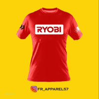 New！Ryobi 2023！FISHING JERSEY BU Kasual Sleeve Short Loose Summer T-shirt Mens and Women Sizes Plus 2023 High quality products （Freeprinting of names）