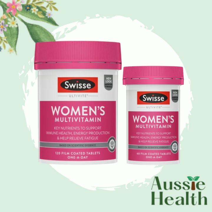 Swisse Women's Ultivite Multivitamin 120s   60s Tablets [aussie 