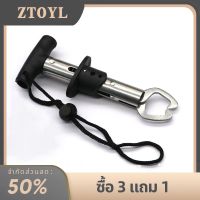 ZTOYL ที่จับปลาคาร์พแบบพกพาที่จับปากปลาสแตนเลสจับปลาคาร์พ