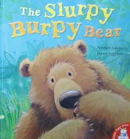 The slurpy bury bear by Norbert Landa paperback Little Tiger Press little bear Shendong childrens original English picture book