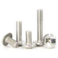 【CW】 Truss Head Screws Phillips Cross Recessed Big Large Metric Threaded Mushroom Machine Bolts 304 Stainless Steel M5 M6 M8