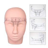 Measure Tattoo Ruler Reusable Shaper Semi Permanent Eyebrow Stencil Makeup Microblading Rulers Eyebrow Stencils Stickers