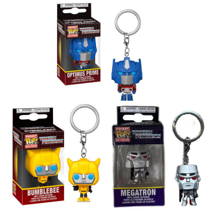 Funko Pop! Keychain Transformers Optimus Prime Bumblebee Megatron