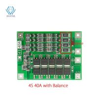 100%-ต้นฉบับ3S 4S 40A ลิเธียมไอออน18650ลิเธียมแผ่นป้องกัน BMS ที่มีความสมดุลสำหรับมอเตอร์เจาะ14.8V 16.8V Lipo Cell