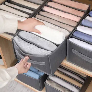 Closet Organizer Underwear Bra Panties Socks Storage Box Lingerie