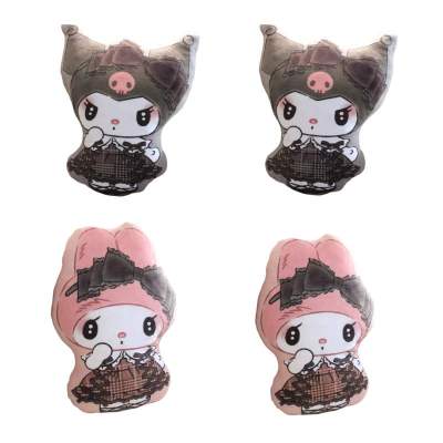 Pillow Plush Mymelody Sanrio Kuromi Cartoon Soft Cushion Decor Birthday Present