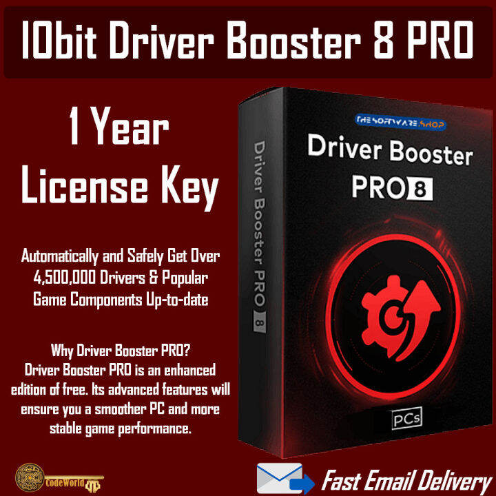 Compre Driver Booster 8 PRO (PC) - 3 Devices, 1 Year - IObit Key - GLOBAL -  Barato - !