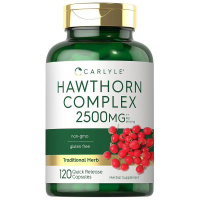 Carlyle Hawthorn Berry Complex 2500mg | 120 Capsules