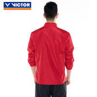 Victor Sport Jersey แจ็คเก็ตเสื้อผ้ากีฬาชุดกีฬาแบดมินตันแขนยาวสำหรับผู้ชายผู้หญิง Hoodies J-85606 Winter