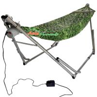 Auto Hammock เปลไกวเด็กอัตโนมัติแบบเปลญวนใหญ่สีเขียว (Hammock) กับมอเตอร์ Vinanoi100Kg.