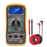 【jw】♘ Electrical Digital Multimeter Handheld Voltmeter Ammeter Backlight Ohm Tester