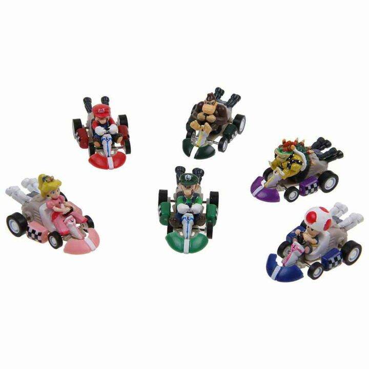 6-ชิ้น-เซ็ต-super-mario-kart-ดึงกลับ-luigi-รถ-mini-action-figure-ของเล่นเด็ก-gift