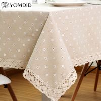 【small stationery】   เดซี่ FlowerTablecloth ขายร้อนผ้าลินินและผ้าฝ้าย LaceRectangular TableHome สิ่งทอโรงแรม