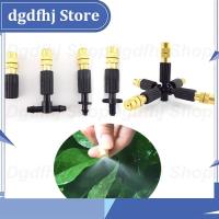 Dgdfhj Shop Gardening Water Cooling Misting Brass Nozzle Spray Sprinkler Copper Head 4/7mm Water Hose Connector Lawn Watering System