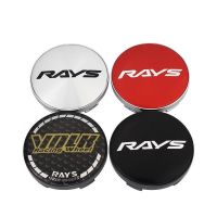 4pcs Rays Wheel Caps For Rims 58.5/53.5mm Clip Volk Emblem Sticker Wheel Center Cap Rays Logo Hub Caps Car Universal Wheel Covers