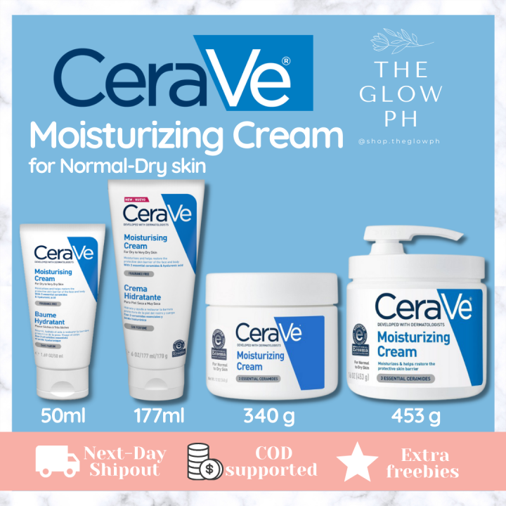 [AUTHENTIC] CERAVE Moisturizing Cream The Glow PH Lazada PH
