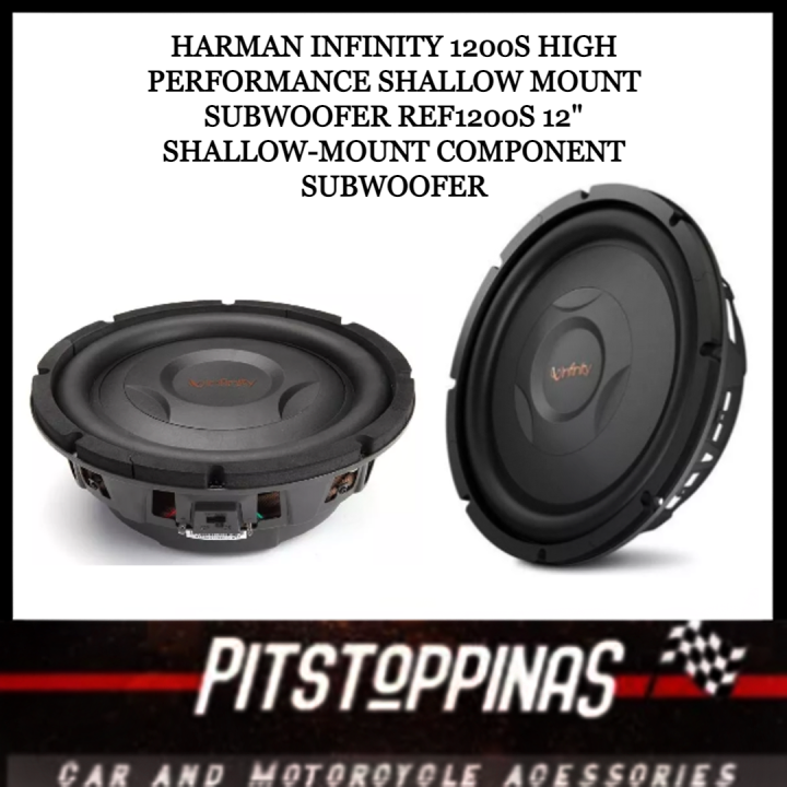 HARMAN Infinity 1200s High Performance Shallow Mount Subwoofer REF1200S