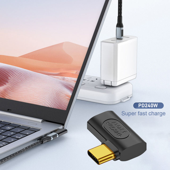 ตัวแปลง-usb-c-ขนาดกะทัดรัดพื้นที่เก็บข้อมูลขนาดใหญ่อะแดปเตอร์ขนาดเล็กชนิดชาร์จเร็วสำหรับแล็ปท็อปอเนกประสงค์ตัวแปลงขนาดกะทัดรัดและพกพาพร้อมการรับส่งข้อมูลที่เสถียรถึง240วัตต์