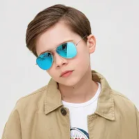 Classic Kids Polarized Sunglasses Fashion Children Pilot Sun Glasses Metal Frame Girls Outdoors Goggle Glasses UV400