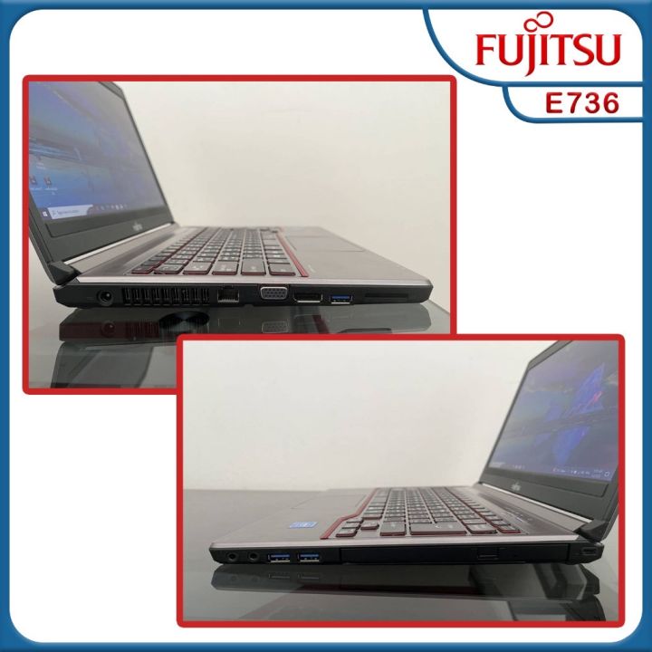 โน๊ตบุ๊คมือสอง-notebook-fujitsu-intel-celeron-รุ่น-e736-ram-2-เล่นเน็ต-ดูหนัง-ฟังเพลง-คาราโอเกะ-ออฟฟิต-เรียนออนไลน์