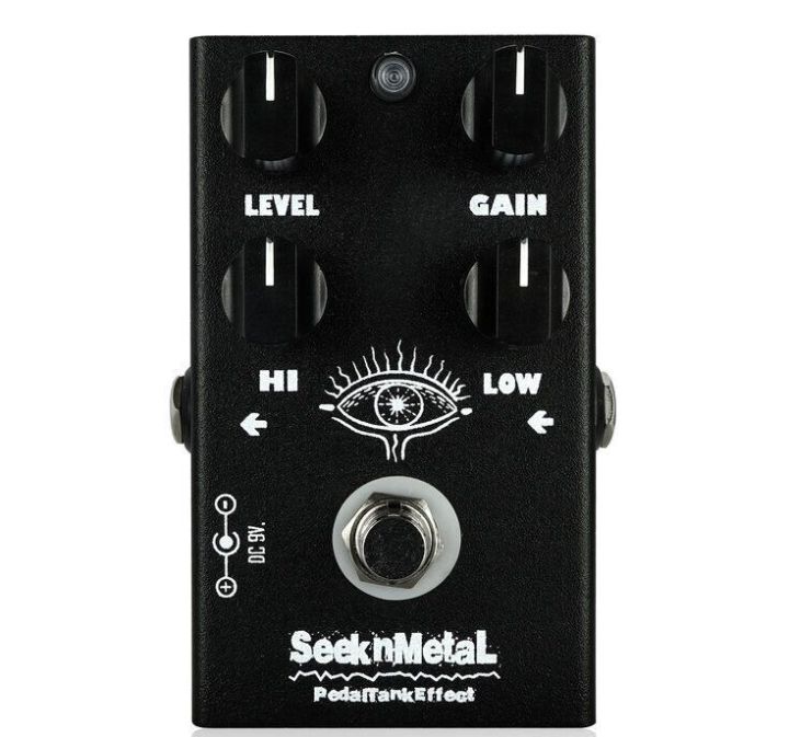 seeknmetal-hi-gain-distrtion-pedaltank-เอฟเฟกต์กีตาร์เสียงแตกสไตล์ร็อกเมทัล