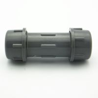 40mm ID PVC Union Pipe Fitting Straight Adapter Reducer Water Quick Connector For Garden Irrigation System