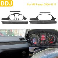 สำหรับ Volkswagen VW Passat 2006 2007 2008 2009 2010 2011อุปกรณ์เสริมคาร์บอนไฟเบอร์ภายใน Speedometer Co-Pilot สติกเกอร์ตกแต่ง