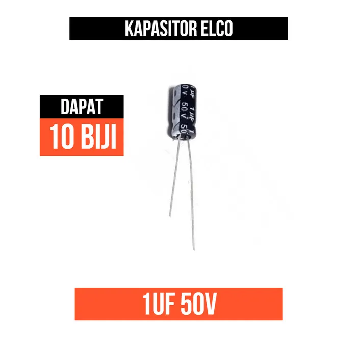 Kapasitor Elco Capacitor Uf U F Uf V V Volt Elektrolit Pcs Lazada Indonesia