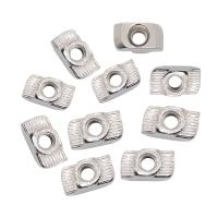 10pcs/lot M3 M4 M5 M6 M8 Thread T Nut EU Standard Drop In T-Slot Carbon Steel for 2020 3030 4040 4545 Series Aluminum Profiles Hand Tool Parts Accesso