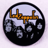 }qi เข็มกลัดวงดนตรีร็อค Zeppelin